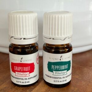 2 Vitality Oils - peppermint & grapefruit
